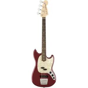 Fender Basses electriques 4 cordes/ AMERICAN PERFORMER MUSTANG BASS RW, AUBERGINE