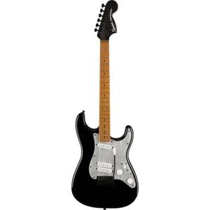 Squier Forme ST/ STRATOCASTER SPECIAL CONTEMPORARY MN SILVER ANODIZED PICKGUARD BLACK