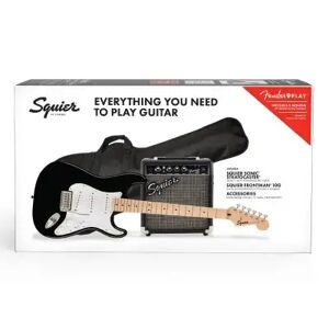 Squier Forme ST/ STRATOCASTER SONIC PACK MN BLACK