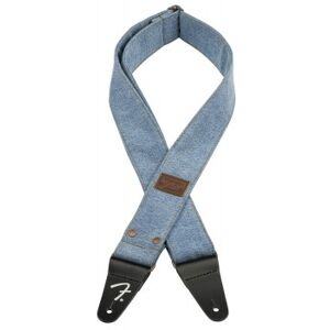 Sangles et courroies/ FENDER X WRANGLER RIVETED DENIM STRAP LIGHT INDIGO