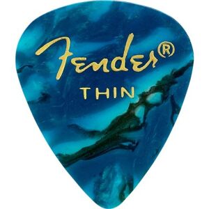 Fender Médiators/ PREMIUM CELLULOID 351 SHAPE PICKS, THIN, OCEAN TURQUOISE LA PIECE