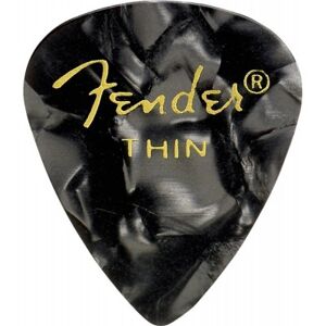 Fender Mediators/ PREMIUM CELLULOID 351 SHAPE PICKS, THIN, BLACK MOTO LA PIECE