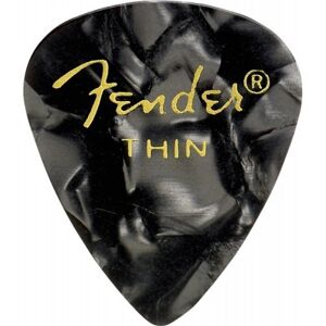 Fender Médiators/ PREMIUM CELLULOID 351 SHAPE PICKS, THIN, BLACK MOTO LA PIECE - Publicité