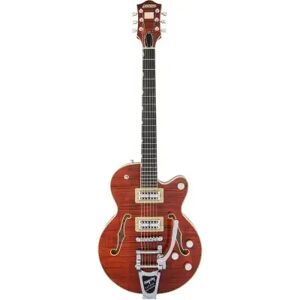 Gretsch Guitars Demi-caisse/ G6659TFM PLAYERS EDITION BROADKASTER JR. CENTER BLOCK SINGLE-CUT WITH STRING-THRU BIGSBY AND FLAME M