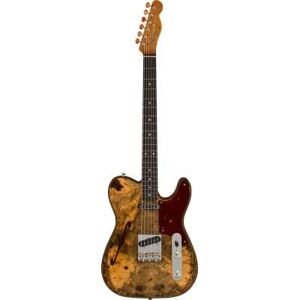 Fender Custom Shop Forme T/ ARTISAN 2023 ARTISAN BUCKEYE BURL DOUBLE ESQUIRE AGED NATURAL