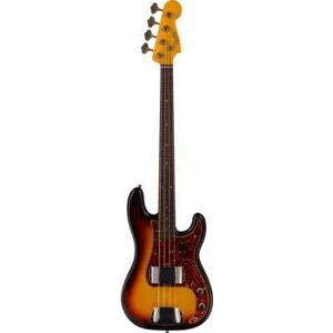 Fender Custom Shop Basses electriques 4 cordes/ 63 P BASS JOURNEYMAN RELIC RW AGED 3-COLOR SUNBURST