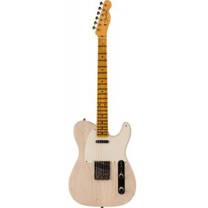 Fender Custom Shop Forme T/ 1957 TELECASTER JOURNEYMAN RELIC 1-PIECE QUARTERSAWN MAPLE NECK AGED WHITE BLONDE