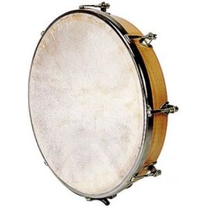 Fuzeau Tambourins - Tambours - Bongos/ TAMBOURIN 25 CM PEAU NATURELLE