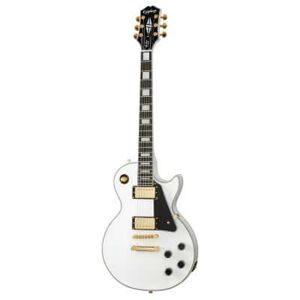 Epiphone Single cut/ LES PAUL CUSTOM ALPINE WHITE ORIGINAL IBGCS