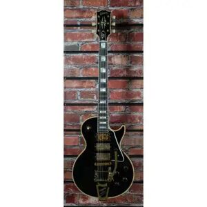 Gibson Custom Single cut/ LES PAUL CUSTOM 1957 REISSUE 3-PICKUP BIGSBY LIGHT AGED EBONY CS MLC