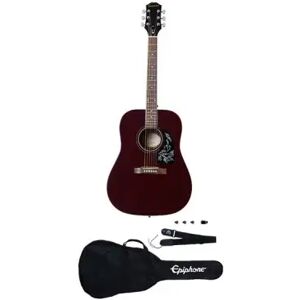 Epiphone Folk/ E1 STARLING ACOUSTIC GUITAR PLAYER PACK WINE RED