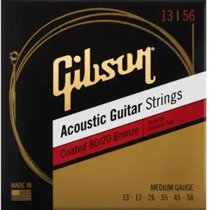 Gibson Accessories Jeux de cordes folk 013/ SAG-CBRW13 COATED 80/20 BRONZE MEDIUM 13-56