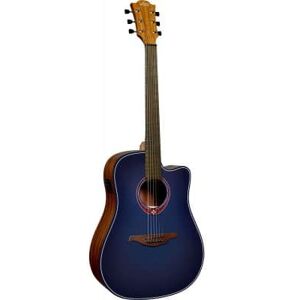 Lag Folk electro/ TRAMONTANE T-BLUE-DCE DREADNOUGHT CTW BLUE BURST