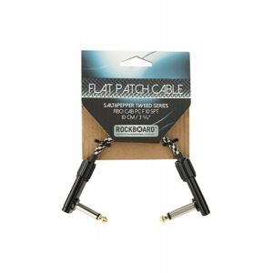 Rockboard Câbles pour pédales/ PATCH PLAT - 10 CM - SALT AND PEPPER TWEED