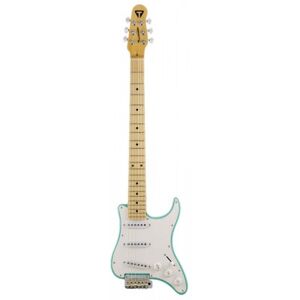 Traveler Guitar Enfant - voyage/ GUITARE DE VOYAGE TYPE STRATOCASTER - SURF GREEN