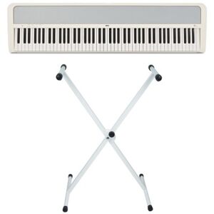 Korg Pianos numeriques portables/ B2 BLANC PACK STAND