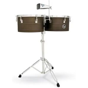 Lp Latin Percussion Timbales latines/ M258 TIMBALES MATADOR ANTIQUE COAT STEEL