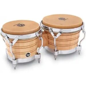 Lp Latin Percussion Bongos/ BONGOS GENERATION II NATUREL (ACCASTILLAGE CHROME)