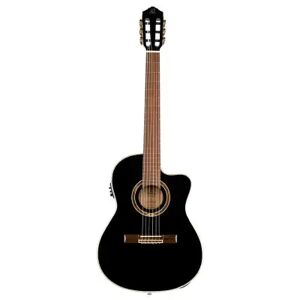 Ortega Classiques électro/ RCE138-T4 SPRUCE THIN BLACK