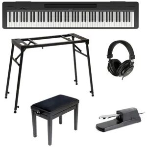 Yamaha Pianos numériques portables/ P-145 NOIR PACK CONFORT - Publicité