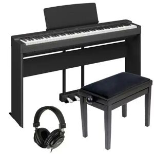 Yamaha Pianos numeriques portables/ P-225 MEUBLE NOIR PACK DELUXE