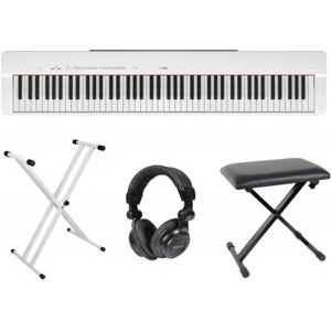 Yamaha Pianos numeriques portables/ P-225 BLANC PACK COMPLET