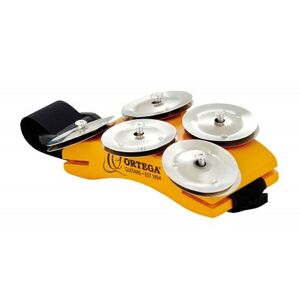 Ortega Accessoires cajon/ OSSFT - TAMBOURIN AU PIED AVEC CYMBALETTES