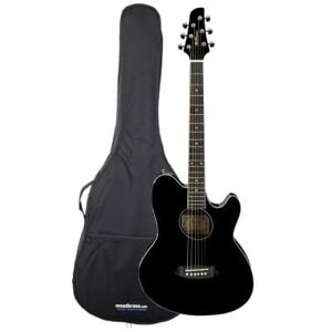 Ibanez Folk electro/ PACK TCY10E BLACK HIGH GLOSS TALMAN + HOUSSE