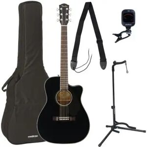 Fender Folk électro/ PACK CC-60SCE CONCERT WLNT BLACK + ACCESSOIRES - Publicité