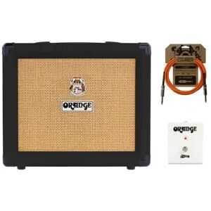 Orange Amps Combos transistors et hybrides/ PACK CRUSH 20RT BLACK + FOOTSWITCH ET CABLE OFFERT