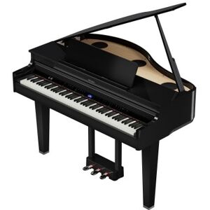 Roland Pianos numériques meubles/ GP-6 PE NOIR POLI