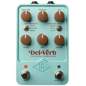 Universal Audio Reverb - delay/ UAFX DEL-VERB AMBIENCE COMPANION - Publicité