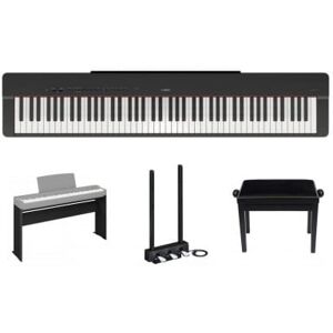 Yamaha Pianos numériques portables/ P-225 NOIR PACK COMPLET