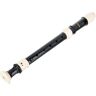 Thomann TRS-31B Soprano Recorder Noir brillant avec anneaux blancs