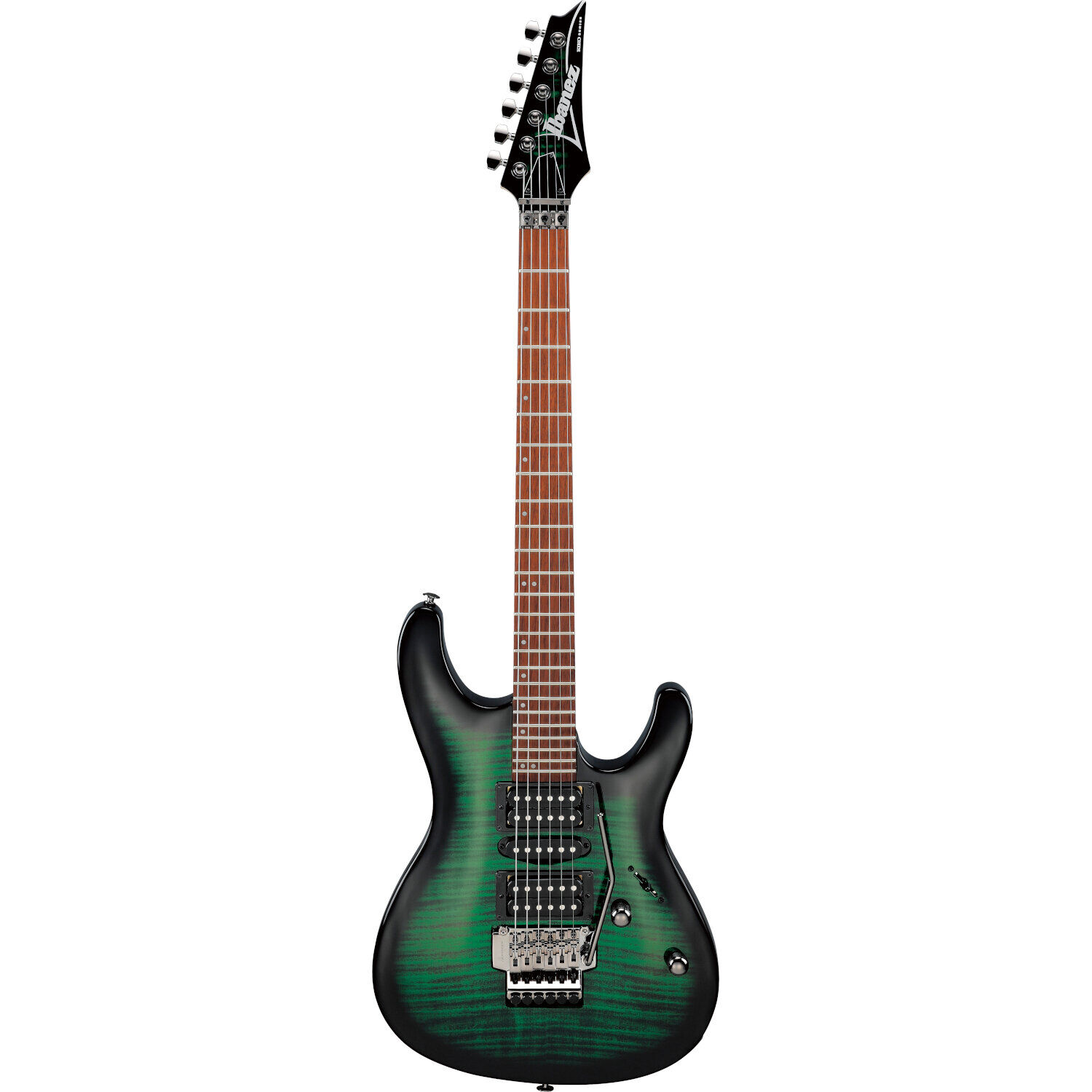 Ibanez KIKOSP3 Transparent Emerald Burst Kiko Loureiro Signature guitare électrique