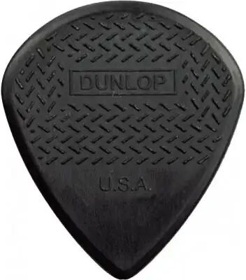 Jim Dunlop Médiators/ 471R3C MAX GRIP JAZZ NYLON CARBONE NOIR LA PIECE