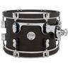 DW PDP 12"x08" CC Tom Ebony Ebony with ebony hoops