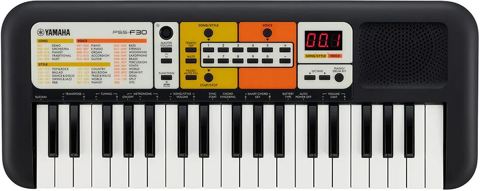 Yamaha PSS-F30 sintetizzatore Sintetizzatore digitale 37 Nero