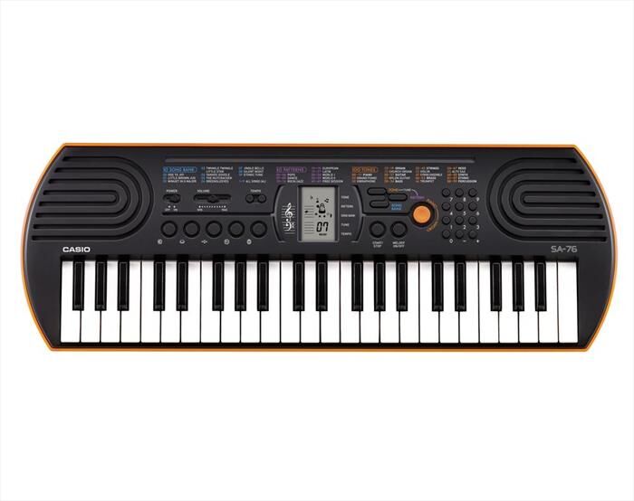 Casio Sa-76 (mini Tastiera Musicale)-arancione