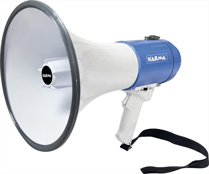 KARMA Megafono Ricaricabile Gt 1227li-bianco E Blu