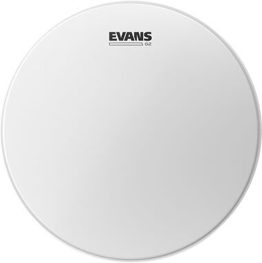 Evans 12" G2 Coated Tom bianco con superficie ruvida