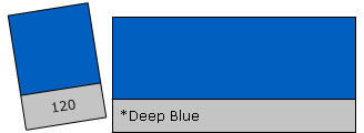 Lee Colour Filter 120 Deep Blue Nr 120