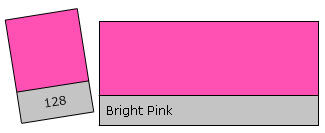 Lee Colour Filter 128 Bright Pink Nr 128