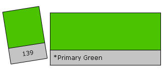 Lee Colour Filter 139 Primar Green Nr 139