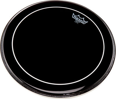 Remo 15" Pinstripe Ebony Black