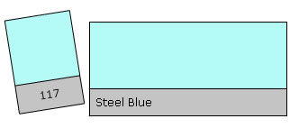 Lee Filter Roll 117 Steel Blue Steel Blue