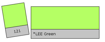Lee Filter Roll 121  Green  Green