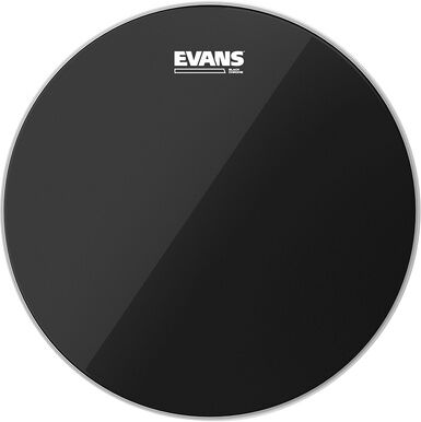 Evans 18" Black Chrome Tom