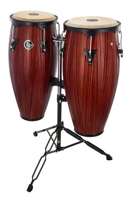 LP 646NY-CMW 10"+11" Conga Set Carved mango