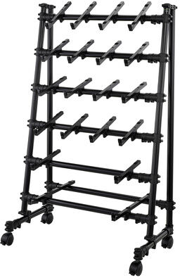 Jaspers Equipment Rack 150-6-80B nero verniciato a polvere